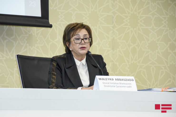 Dövlət İmtahan Mərkəzinin sədri Məleykə Abbaszadə