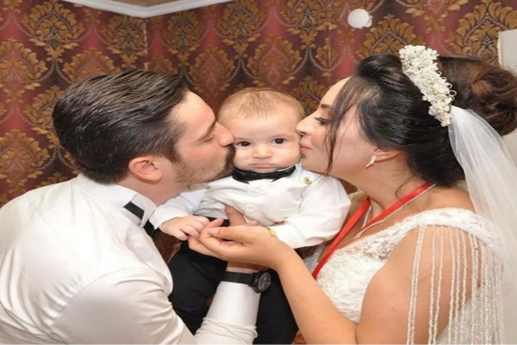 4 aylıq körpə valideynlərinin toyunda - FOTO 