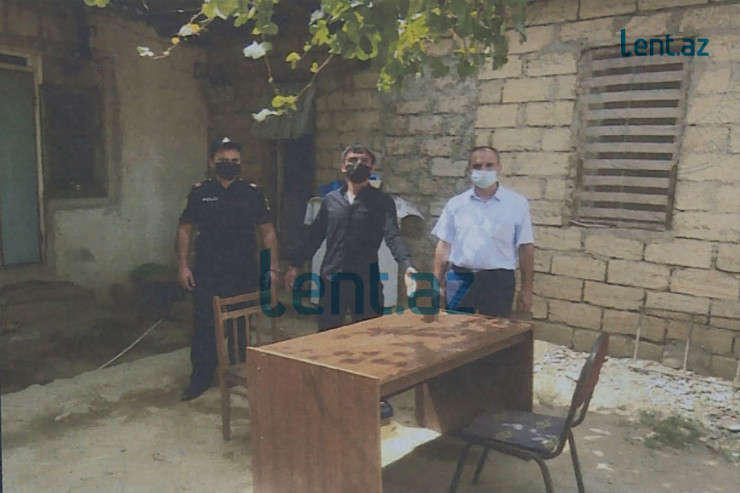 Qətl baş verən evin fotosu