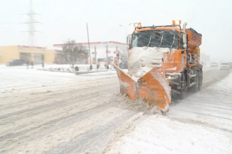 Azərbaycanda yolların  SON VƏZİYYƏTİ:  - 22 dərəcə şaxta