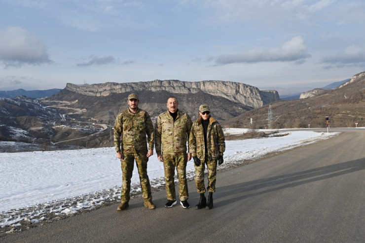 İlham Əliyev, Mehriban Əliyeva və ailə üzvləri Şuşada - FOTO  - YENİLƏNİB 