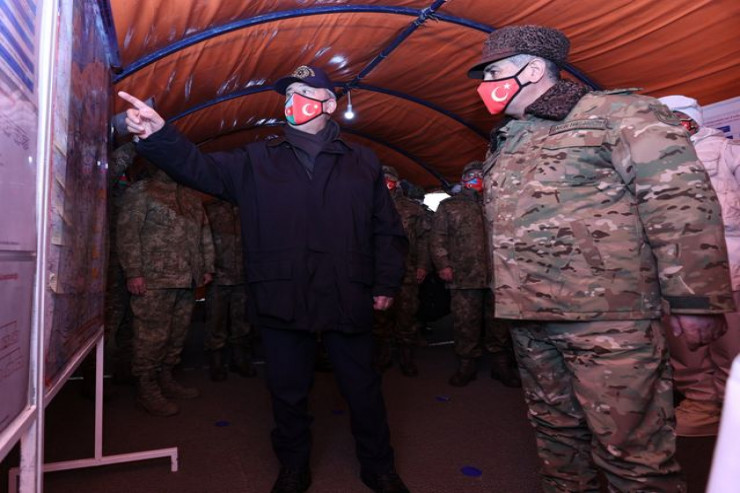 Nazirlər düşməni lərzəyə salan BİRGƏ TƏLİMDƏ  - FOTO 