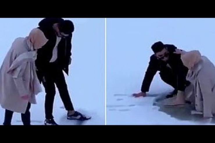 Fotosessiya etdirən sevgililər ŞOK  yaşadılar-VİDEO 