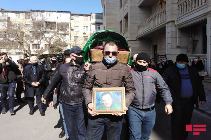 Yalçın Rzazadənin vida mərasimində GÖZLƏNİLMƏZ ADDIM  - Həyat yoldaşı... 