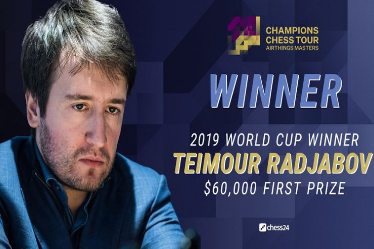 Levon Aronyana qalib gələn Teymur Rəcəbov “Airthings Masters”in çempionu oldu