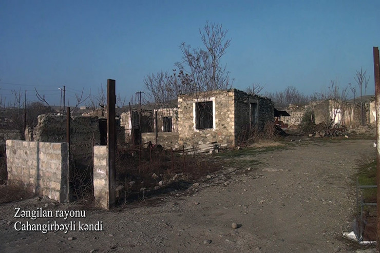 Zəngilan rayonunun Cahangirbəyli kəndi-VİDEO 
