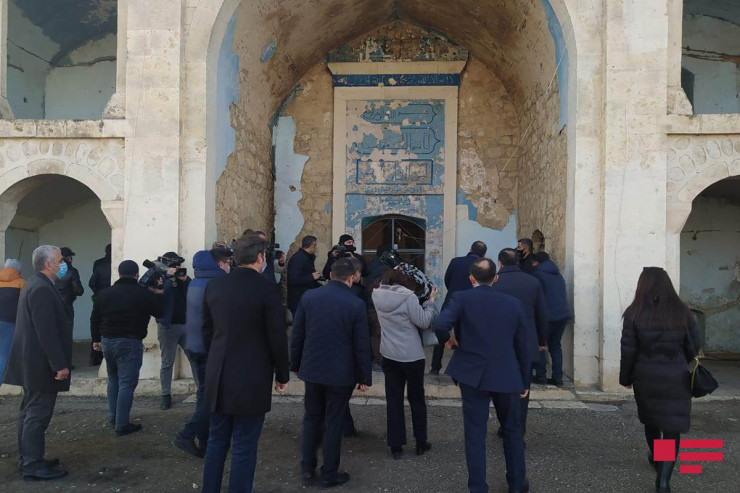 Beynəlxalq nümayəndələr Ağdamın xarabalığa çevirildiyinə şahid oldular-FOTOLENT 