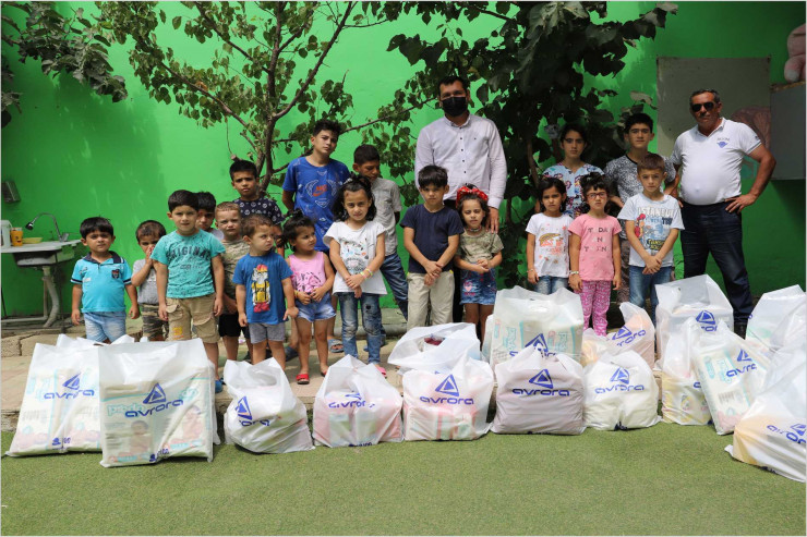 “Avrora Qrup” Qurban bayramı ilə əlaqədar uşaq evləri və uşaq sığınacaqlarına ərzaq yardımı edib