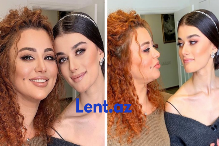 Əməkkdar artist Vəfa Zeynalova və qızı