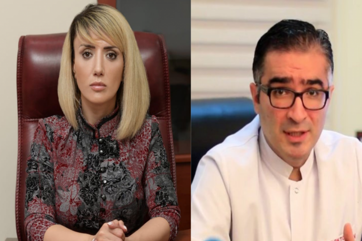 telejurnalist Günel Gözəlova və cərrah uroloq-androloq Araz Bayramov