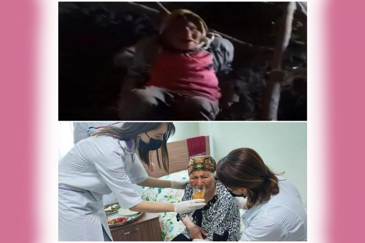 Tövlədə işgəncə görən 87 yaşlı qadınla bağlı YENİ XƏBƏR:  SON FOTOLARI 