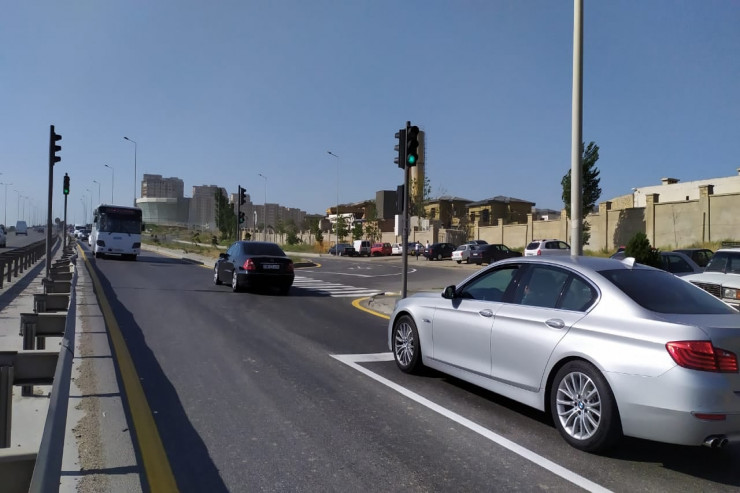 Bu yoldakı çətinlik aradan qaldırıldı -  FOTO 