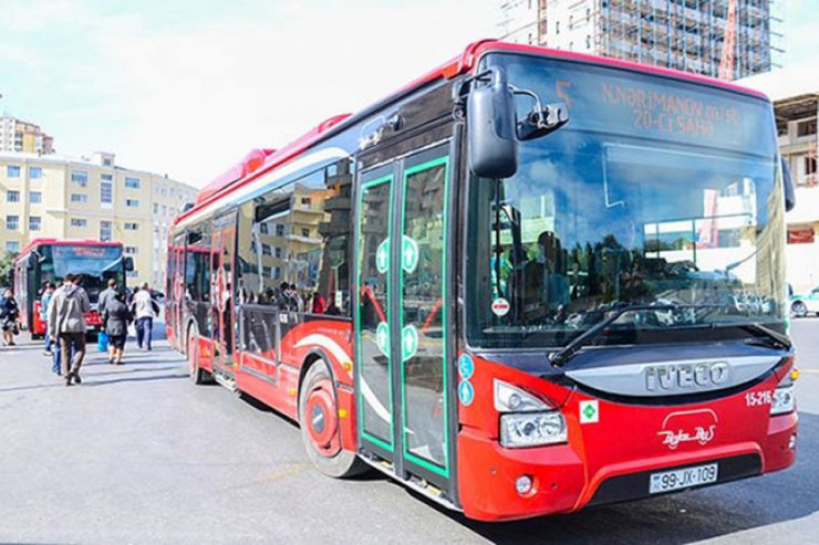 Bakıda şənbə və bazar günləri sərnişin avtobuslarının İŞ QRAFİKİ 