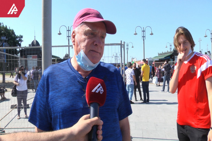 Əcnəbi futbol azarkeşlərinin Bakı təəssüratları - REPORTAJ 