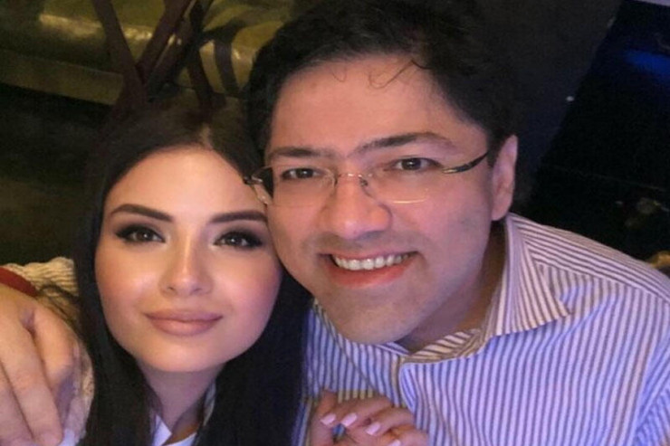 Aysel Teymurzadə həyat yoldaşı Murad Adıgözəlzadə ilə