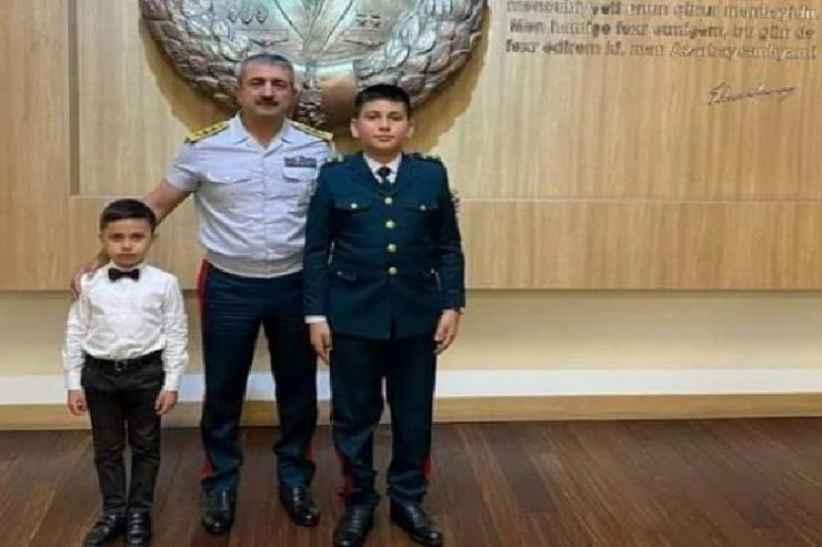 Elçin Quliyev mərhum jurnalistin övladları ilə GÖRÜŞDÜ  - FOTO 
