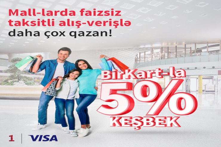 BirKart sahibləri ölkə üzrə olan Mall-larda daha çox qazanacaqlar