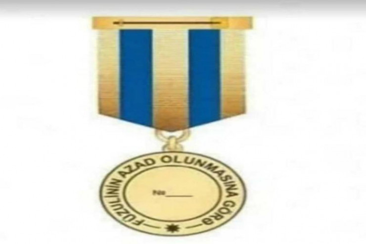 Bir qrup hərbçi “Füzulinin azad olunmasına görə” medalı ilə təltif edildi
