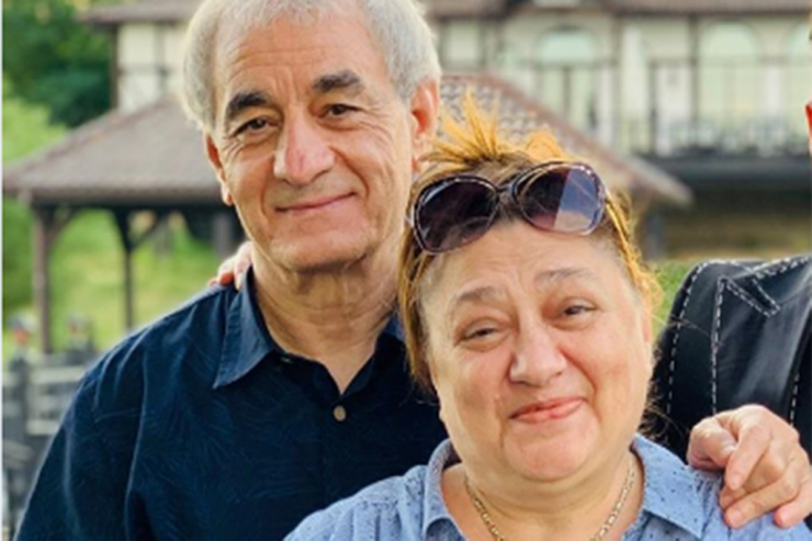 Xalq artisti Fəxrəddin Manafov və həyat yoldaşı Vahidə Sadıqova