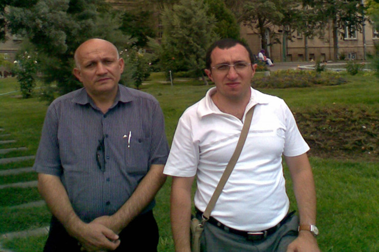 Dilavər Əzimli ilə birlikdə Təbriz şəhərində, 24.07.2010