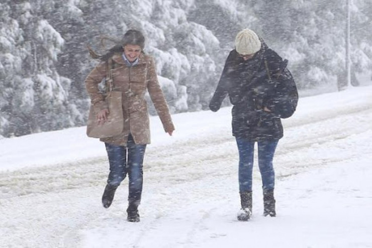 Sulu qar, qar yağacaq - Hava PROQNOZU  