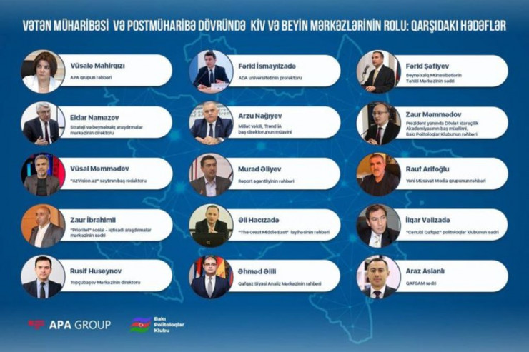 KİV və beyin mərkəzləri postmüharibə dövründə - Nə etməli? 