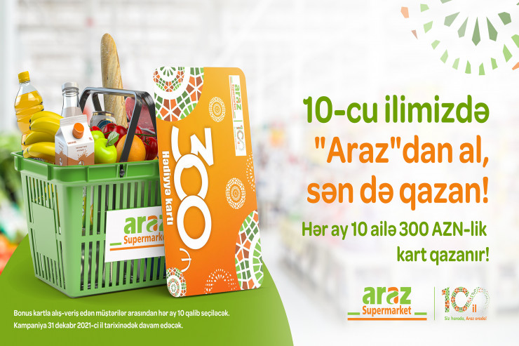  “Araz”dan al, sən də qazan