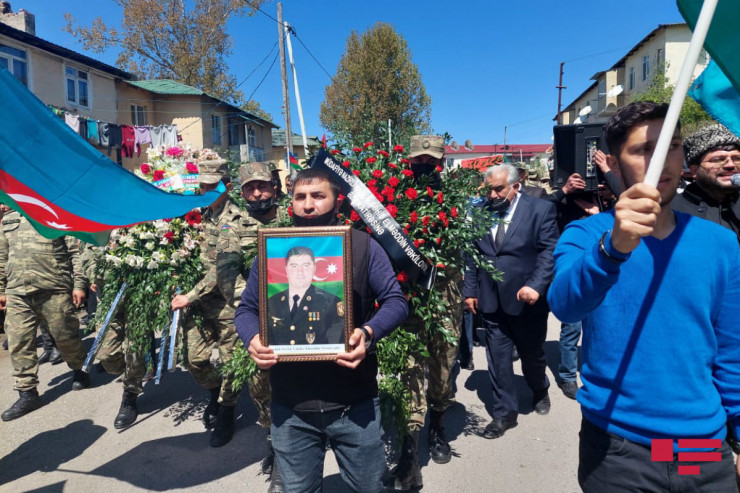 Vətən müharibəsi şəhidi dəfn edildi - FOTO 