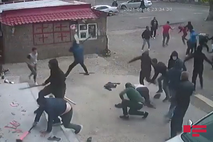 Gürcüstanda kütləvi dava olub - FOTO  - VİDEO 