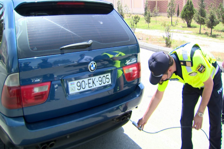 Sumqayıtda yol polisinin reydi