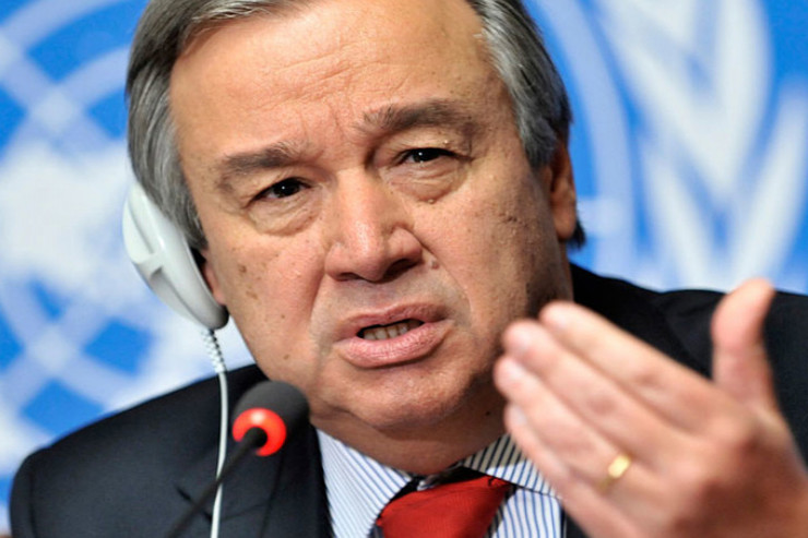 BMT-nin Baş Katibi Antonio Qutereş