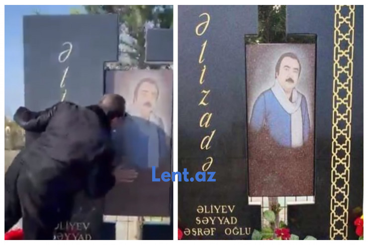 Səyyad Əlizadənin məzarında VİDEO  çəkdi -  "Dəfninə gələ bilməmişdim" 