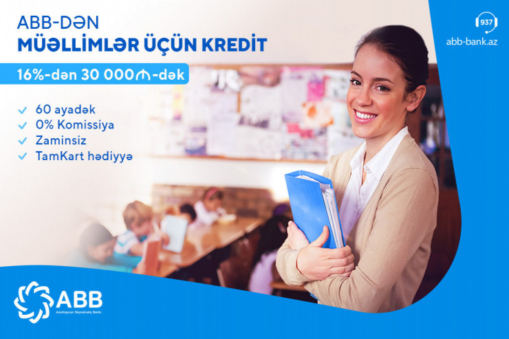 ABB-dən müəllimlərə özəl kredit