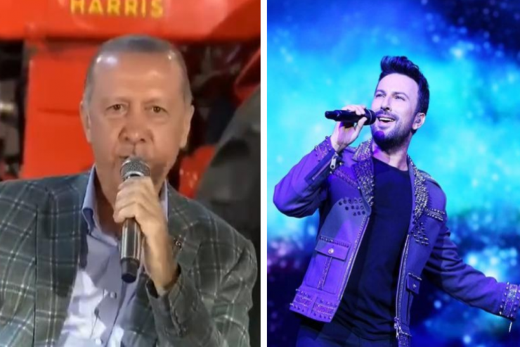 Türkiyə prezidenti Rəcəb Tayyib Ərdoğan və Tarkan