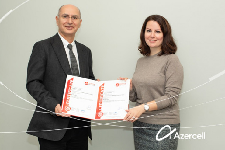 Azercell növbəti dəfə “Antikorrupsiya idarəetmə sistemi” standartlarına uyğunluq sertifikatına layiq görüldü
