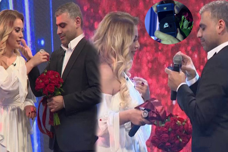 Müğənni Rozaya evlilik təklifi etdi -  VİDEO  