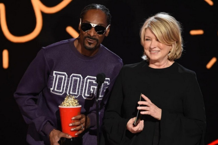 Reper Snup Doqq və iş adamı Marta Stüart