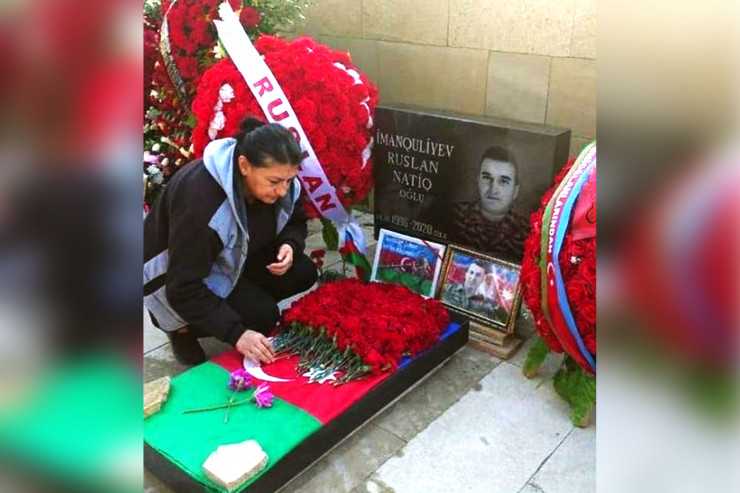 şəhid Ruslan İmanquliyevin anası Ramiyyə Səfərova