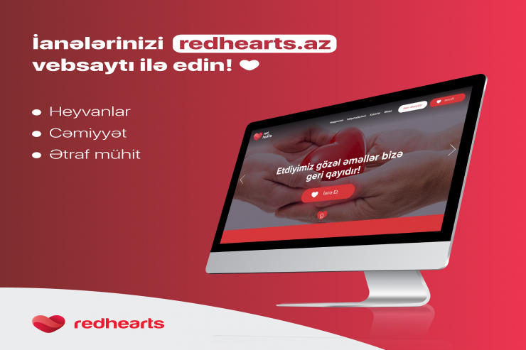 “Qırmızı ürəklər” in saytı təqdim edildi