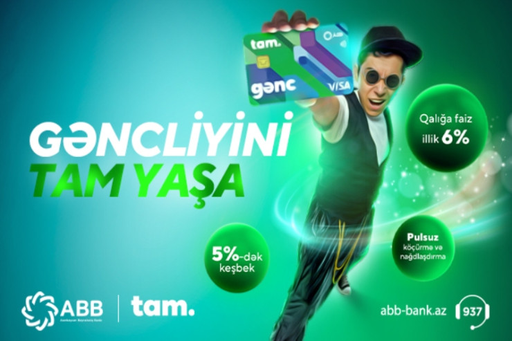 ® TamGənc kartı ilə gəncliyini TAM yaşa!