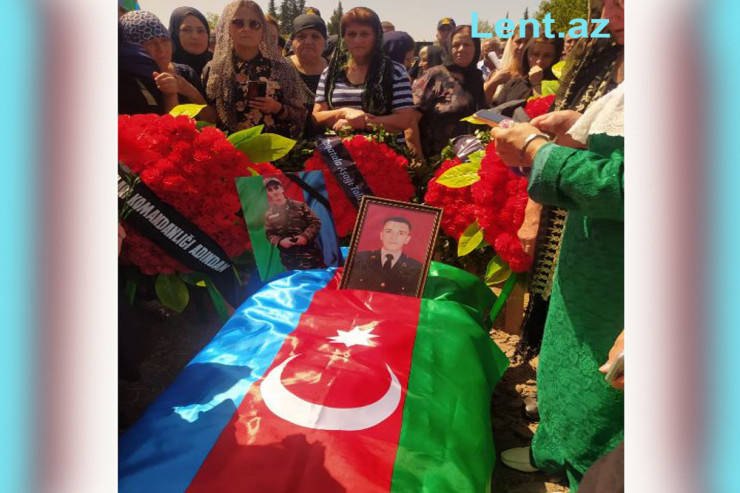 General Ərəblinskinin nəticəsi şəhid kimi DƏFN EDİLDİ  - FOTO - VİDEO
