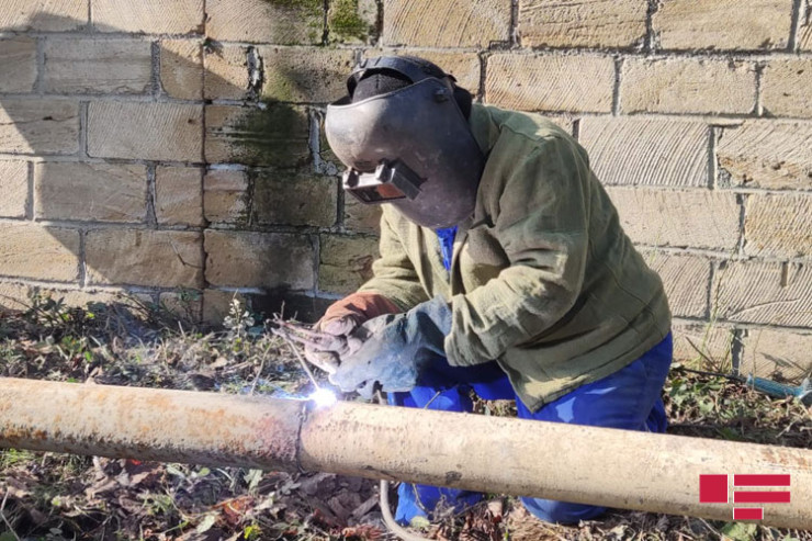 Quba və Qusarda qaz təchizatının bərpası üçün işlər davam etdirilir-FOTO 