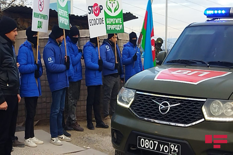 Xankəndi-Laçın yolunda keçirilən aksiyadan YENİ XƏBƏR  -FOTO 
