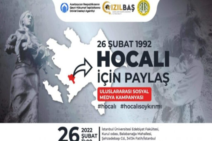 “Xocalı üçün paylaş”  kampaniyası SOSİAL ŞƏBƏKƏLƏRDƏ 