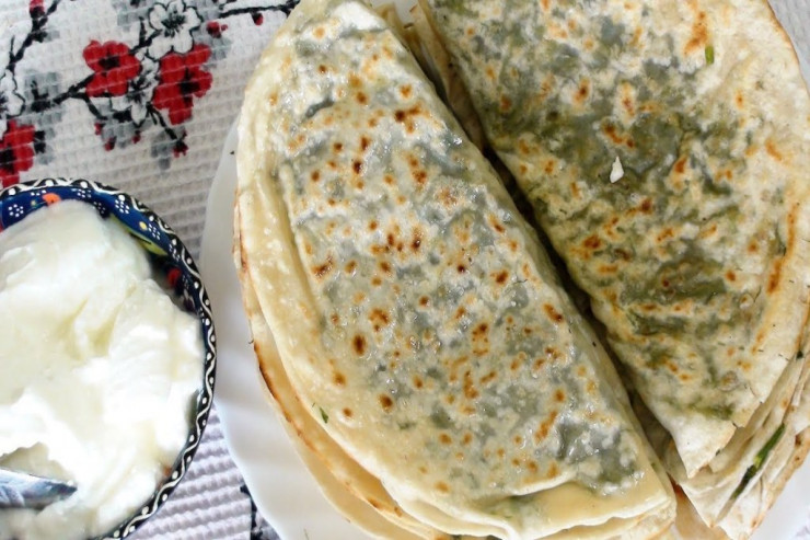  Hazır lavaşdan   bişirilən tez hazırlanan GÖY QUTABI – Lent.az-ın MƏTBƏXİNDƏ  