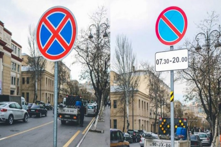 Bakıda parklanmaya görə başqa sürücü cərimələndi - FOTO 