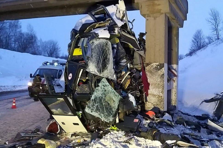 Avtobus qəzası nəticəsində ikisi uşaq olmaqla 22 nəfər yaralanıb  -FOTO -VİDEO -YENİLƏNİB 
