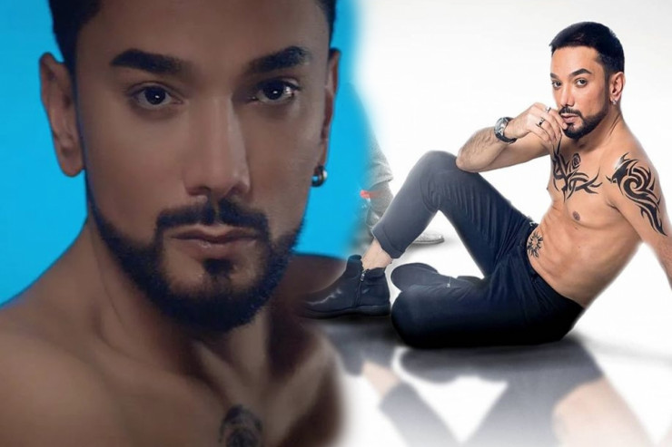 Faiq Ağayevin yarıçılpaq GÖRÜNTÜLƏRİ 