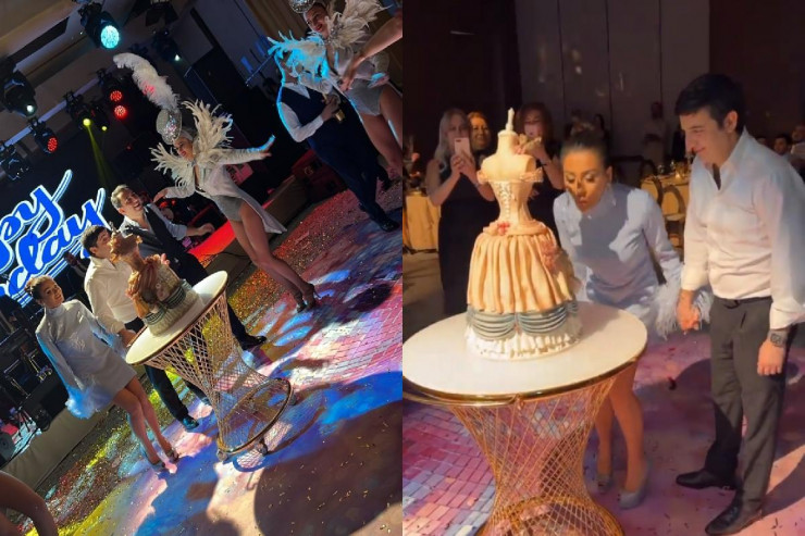 Anar Məmmədov xanımına ad günü etdi - Bu məşhurlar gəldi   - VİDEO 