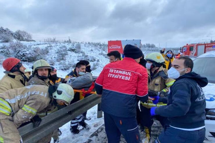 Avtobus dərəyə aşdı: ölən və yaralananlar var  -FOTO 
